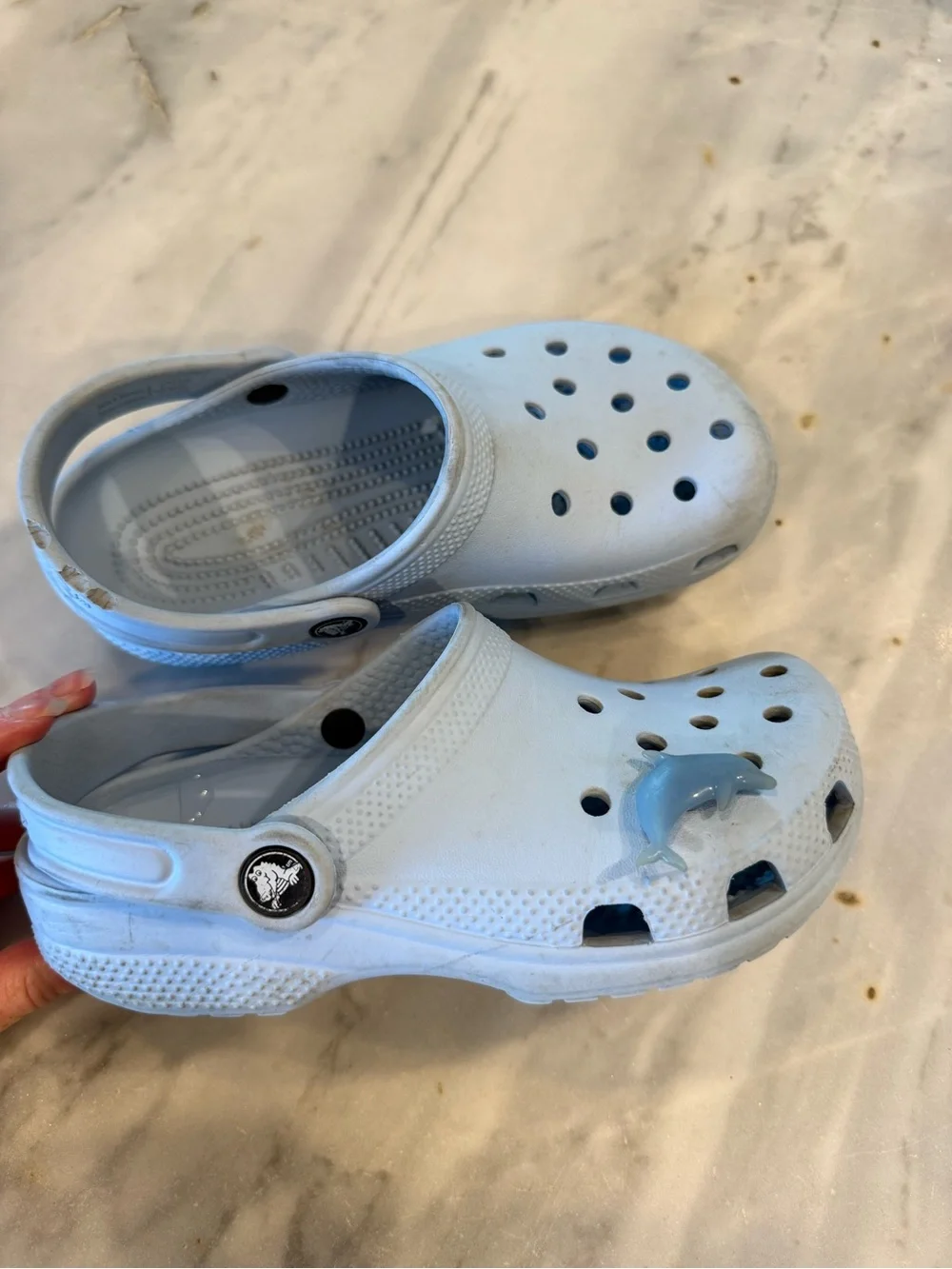 CROCS light blue